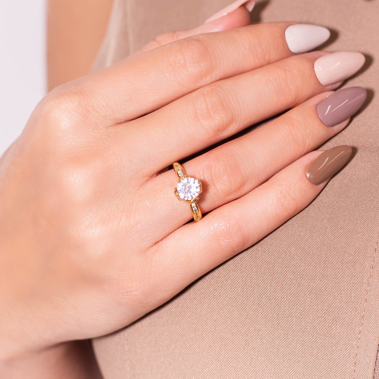 Anillo maxi diamante Amulí