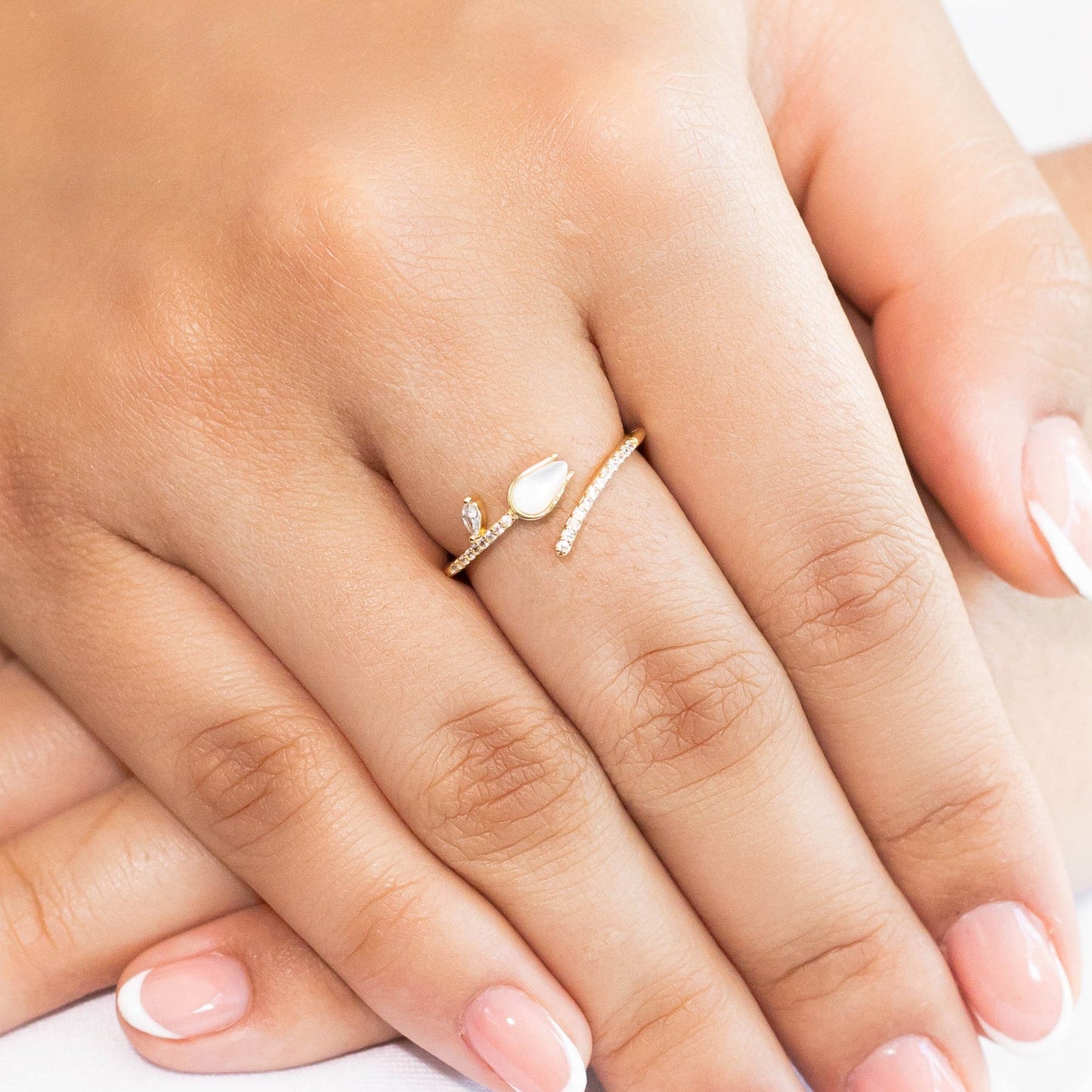 Anillo rosa nácar Amulí