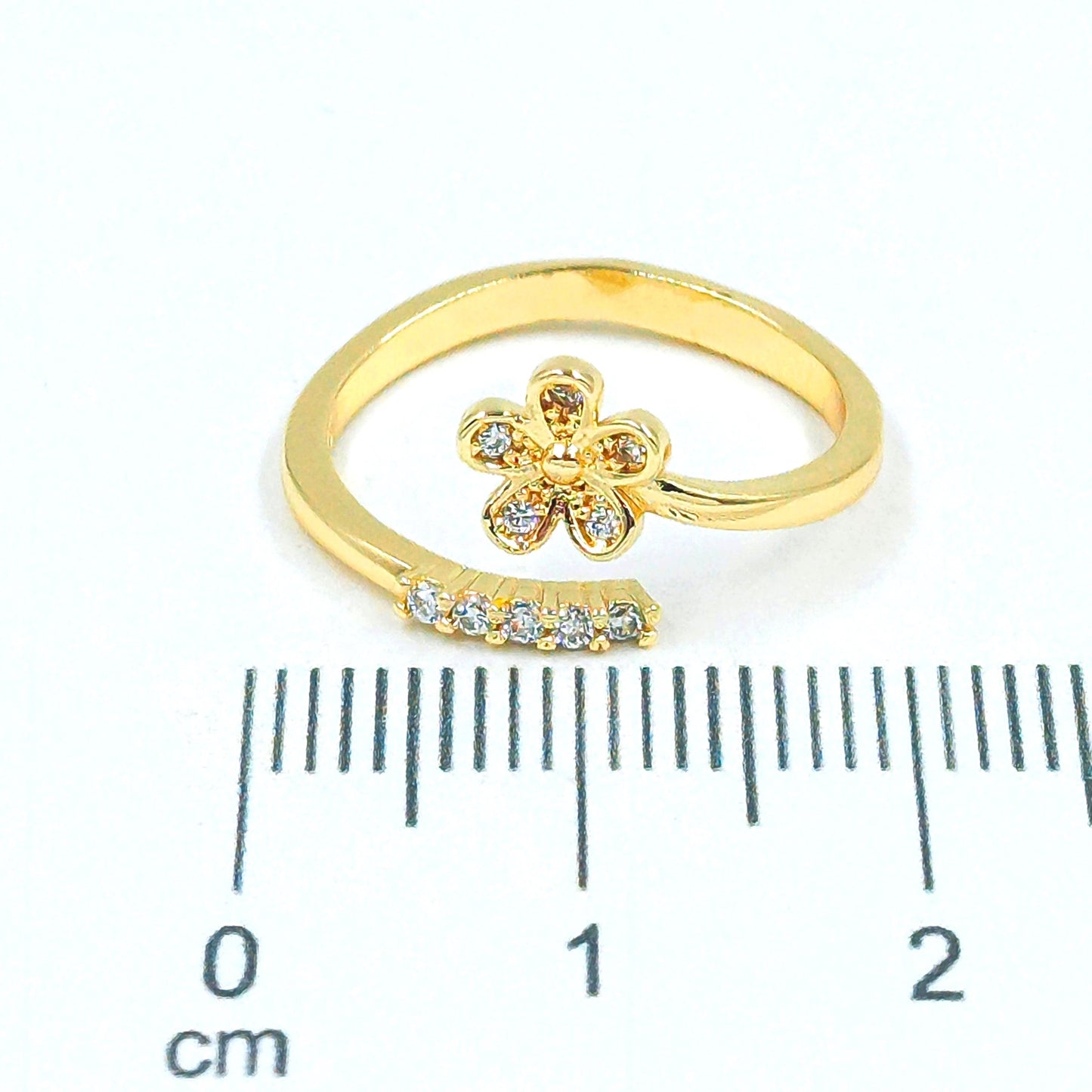 Anillo flor tallo