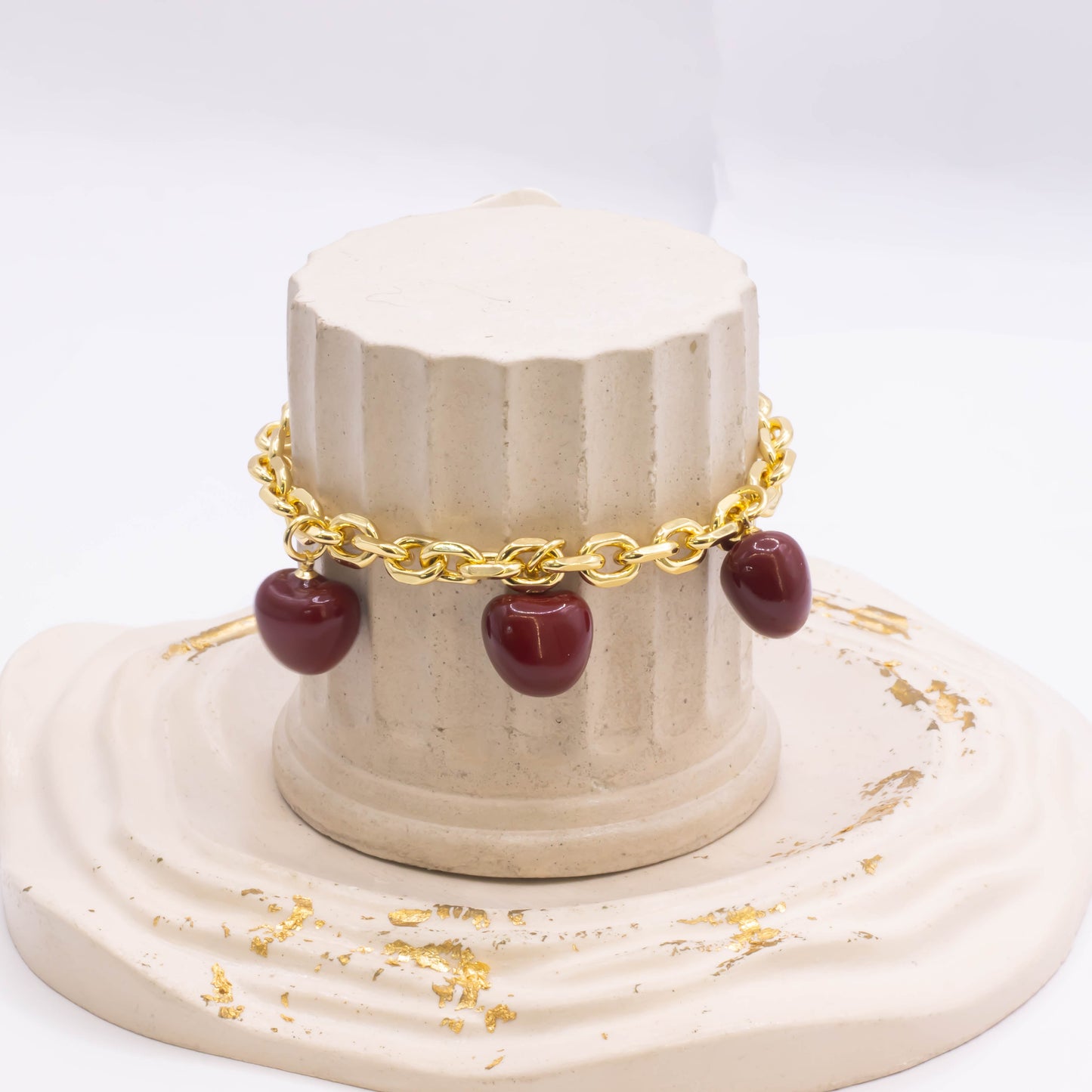 Pulsera dijes manzanas