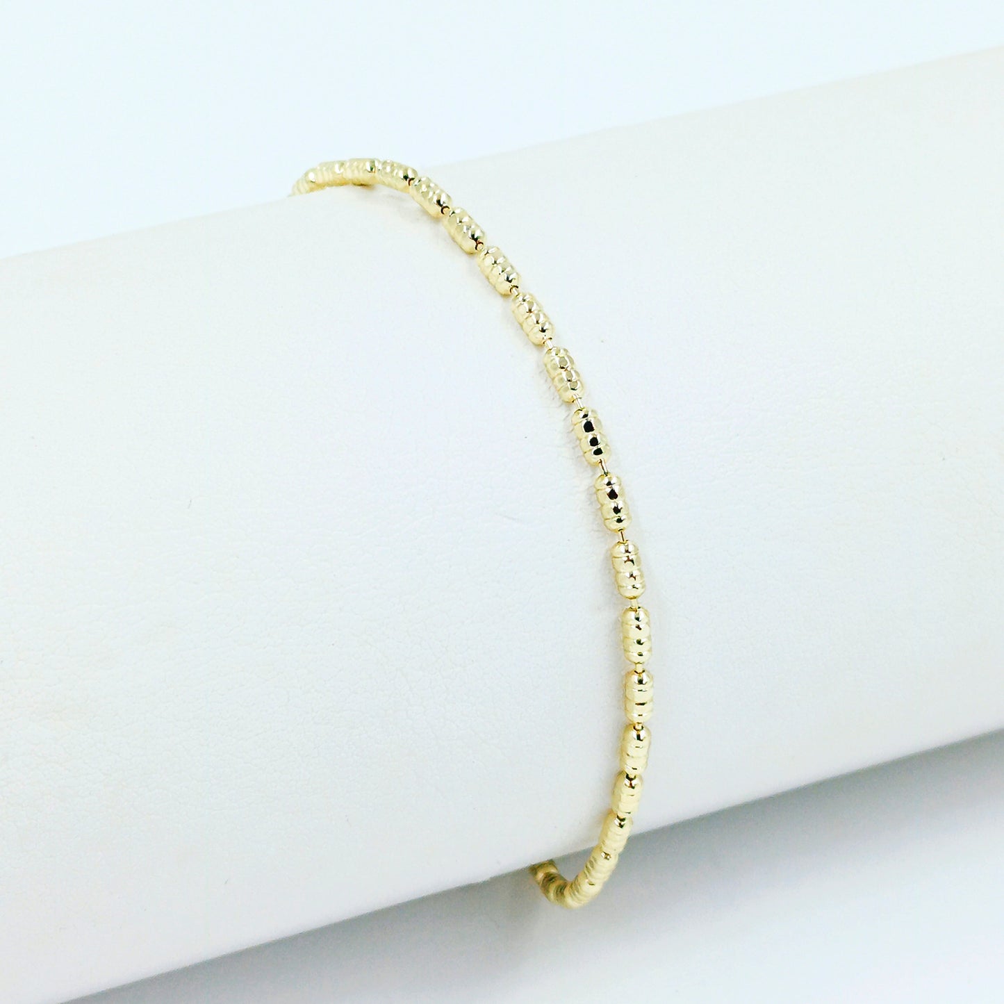 Pulsera bastones diamantados