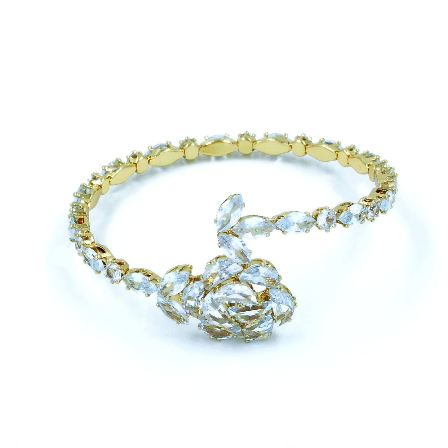 Pulsera rosa zircón