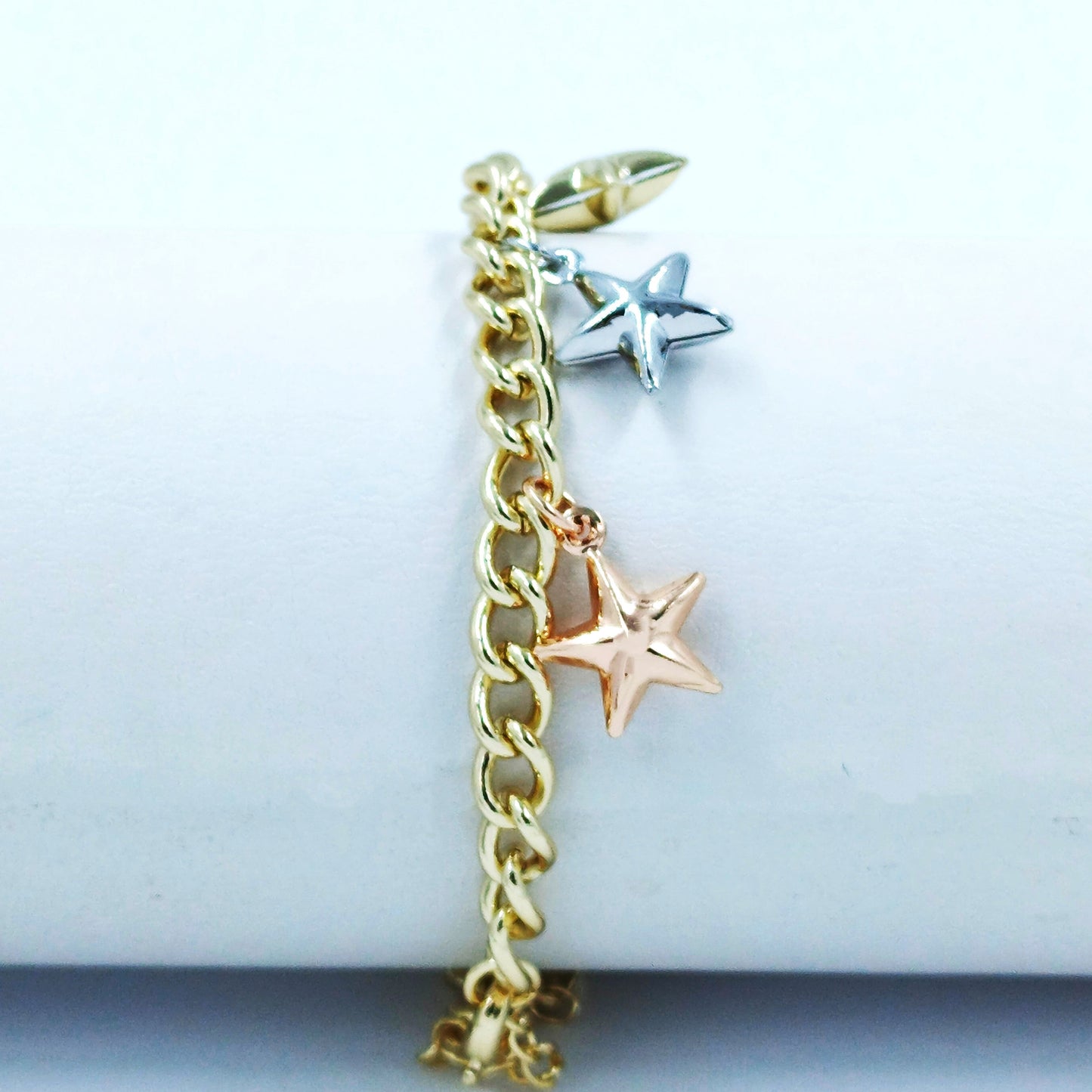 Pulsera 3 oros estrellas