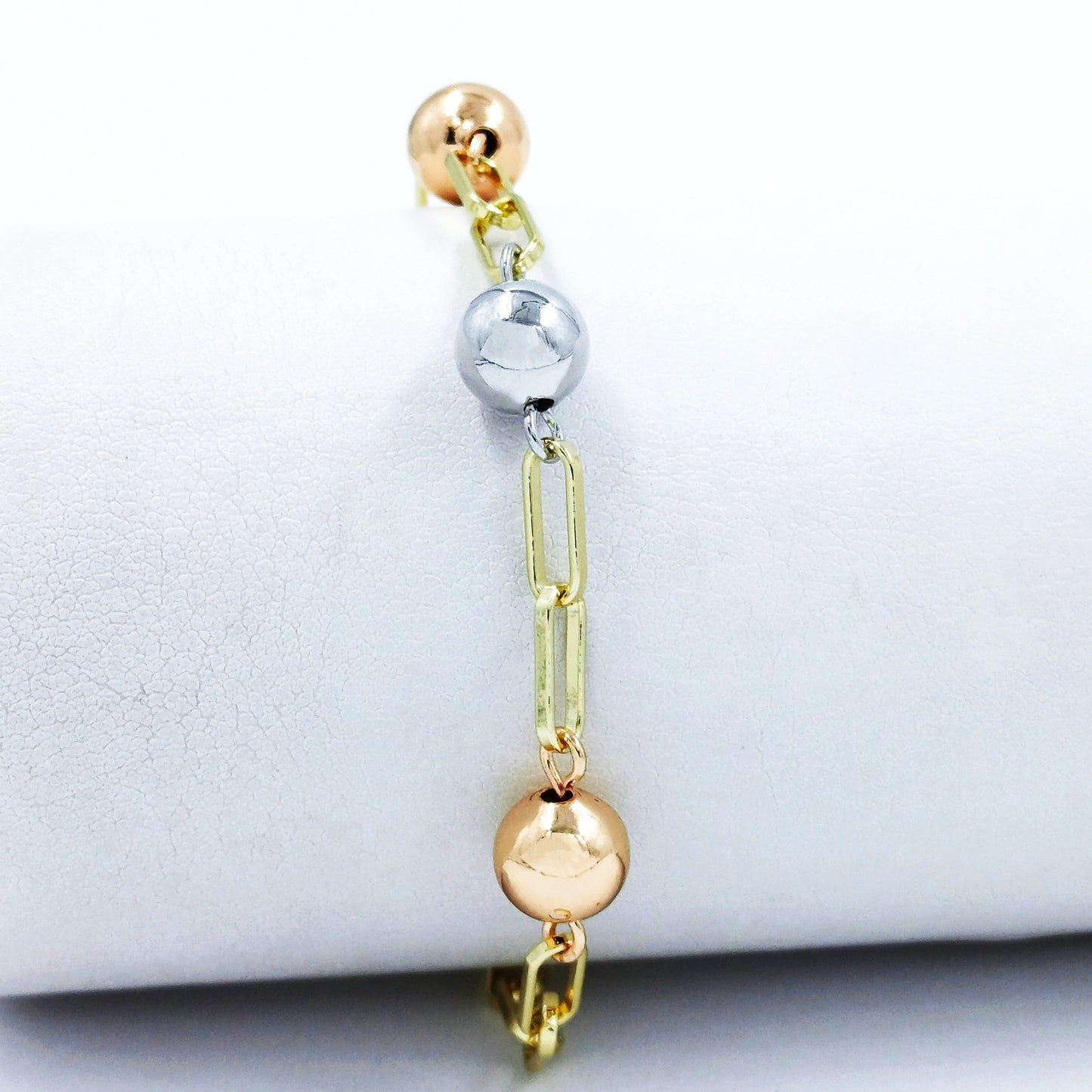 Pulsera 3 oros balines