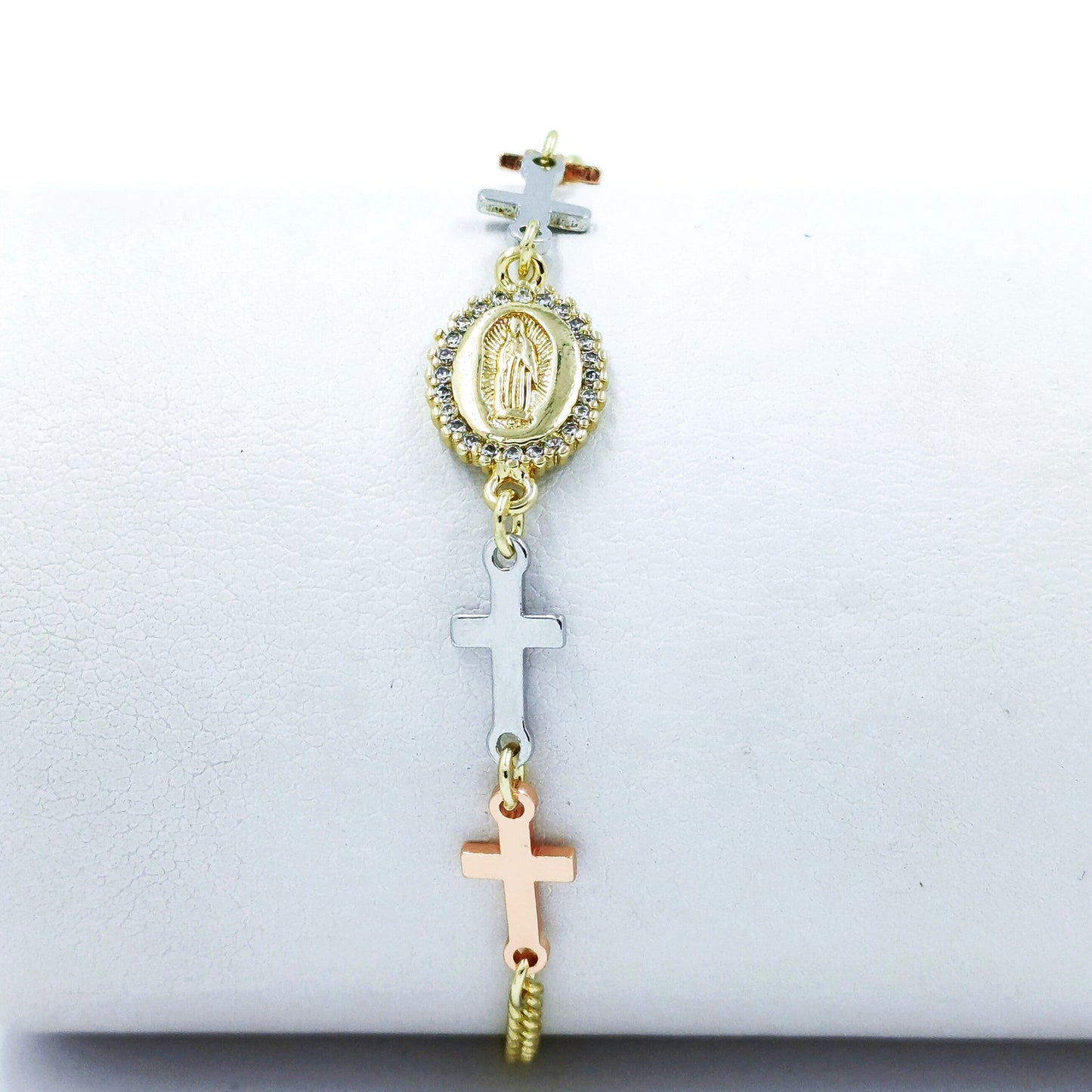 Pulsera 3 oros virgen