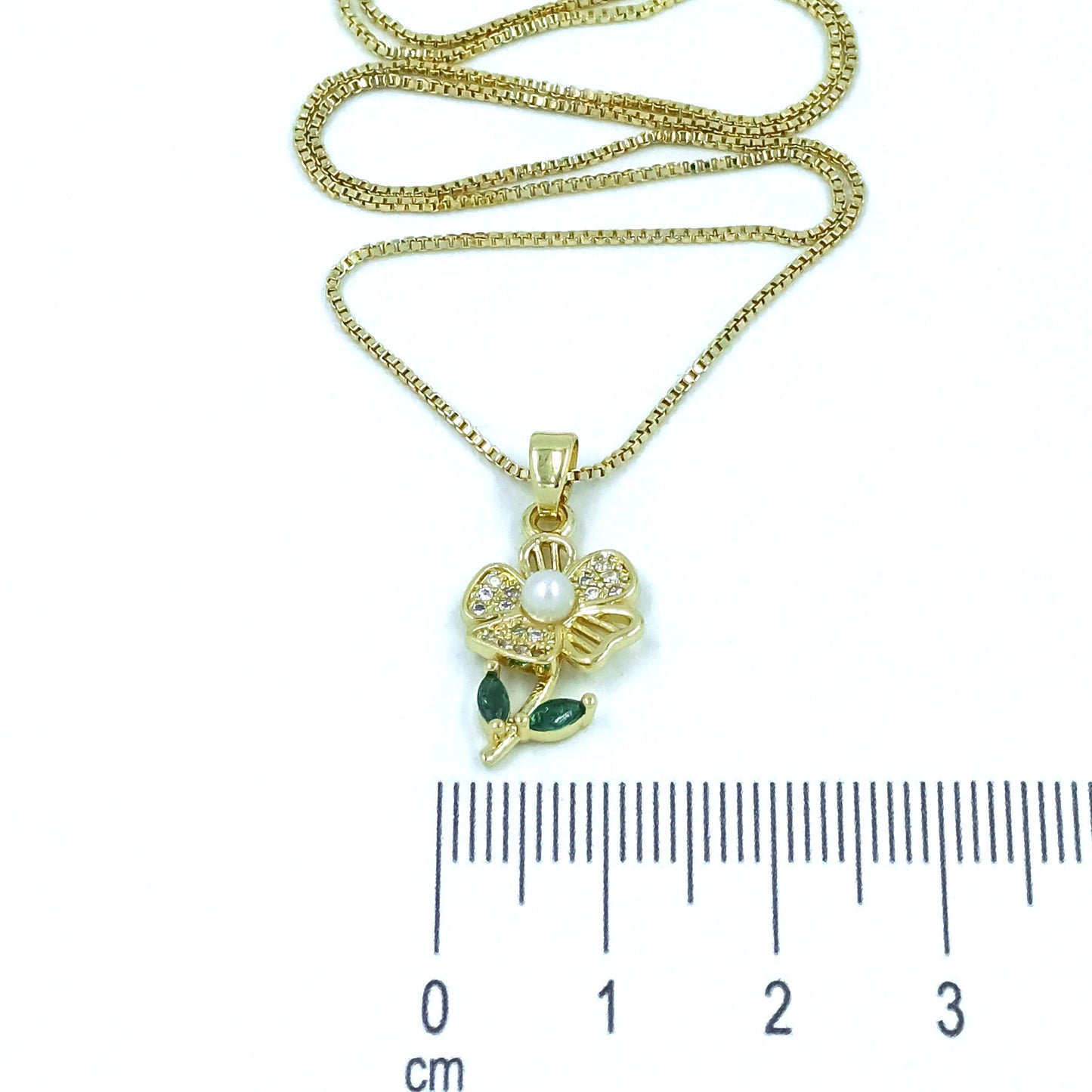 Collar rodio margarita