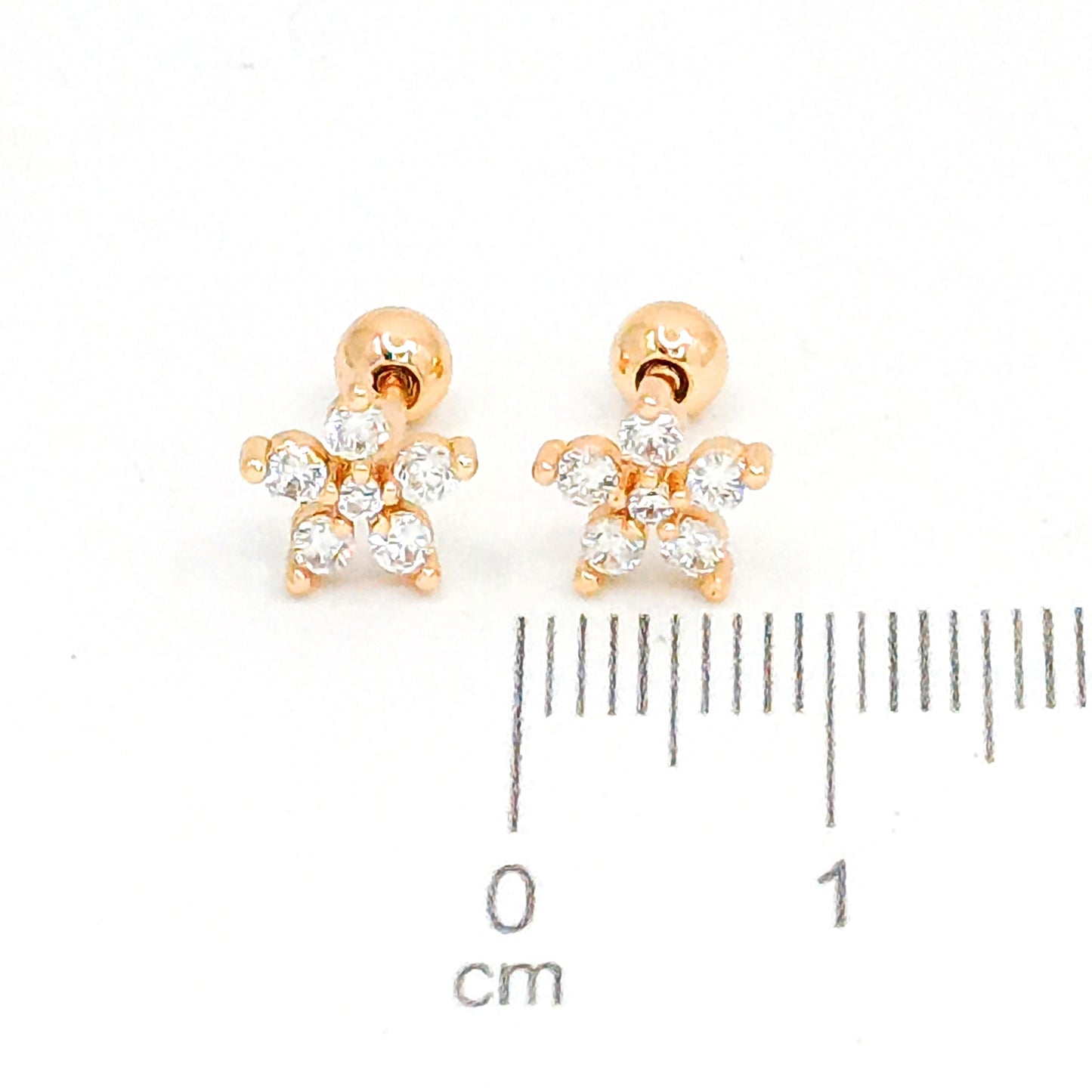 Topo seguridad flor microzircones