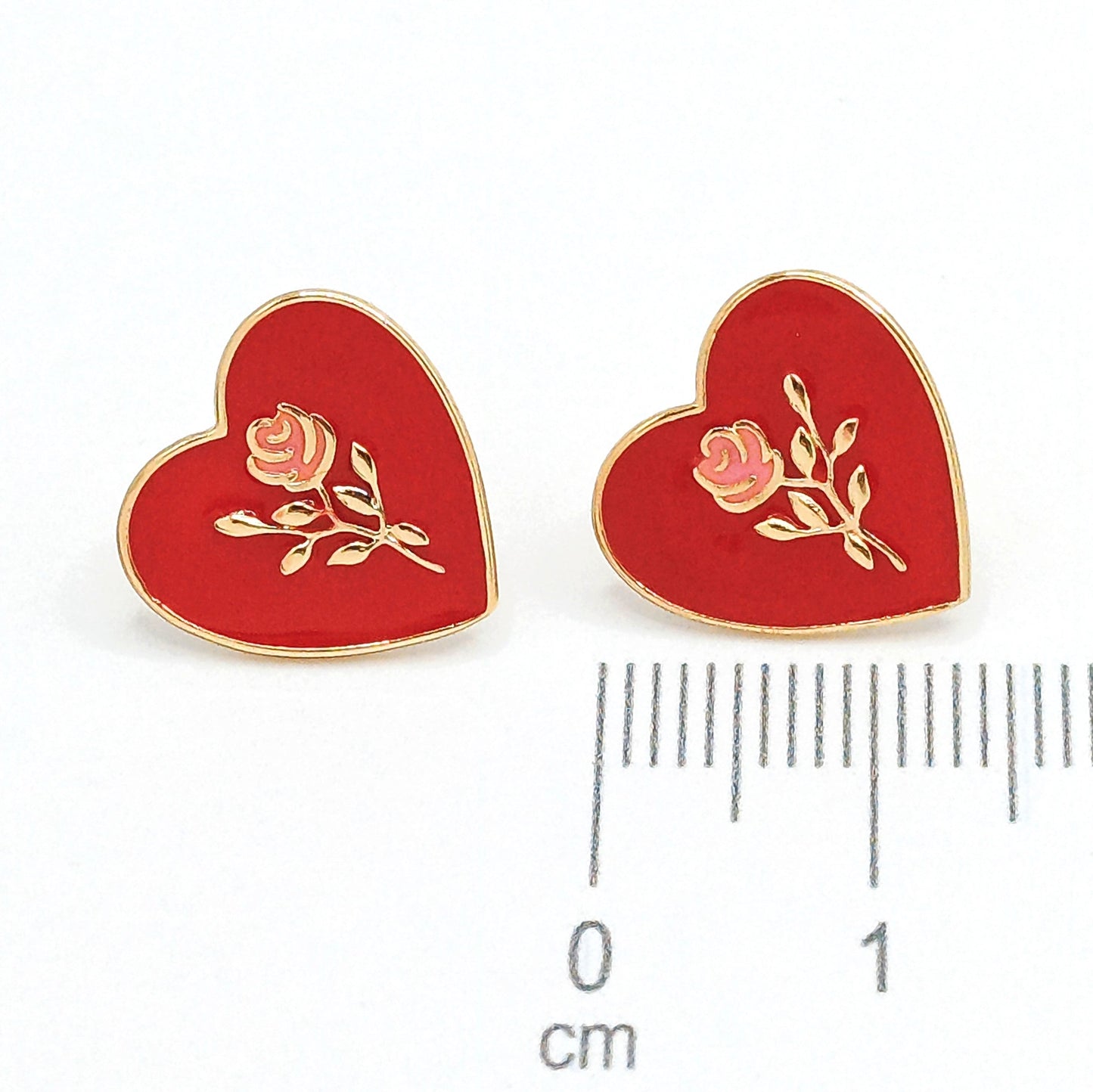 Topo corazon rosa (1,4cm)Amulí