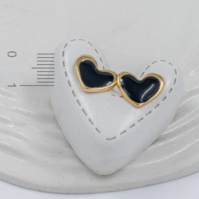 Topo corazon interno esmaltado (1,1cm)Amulí