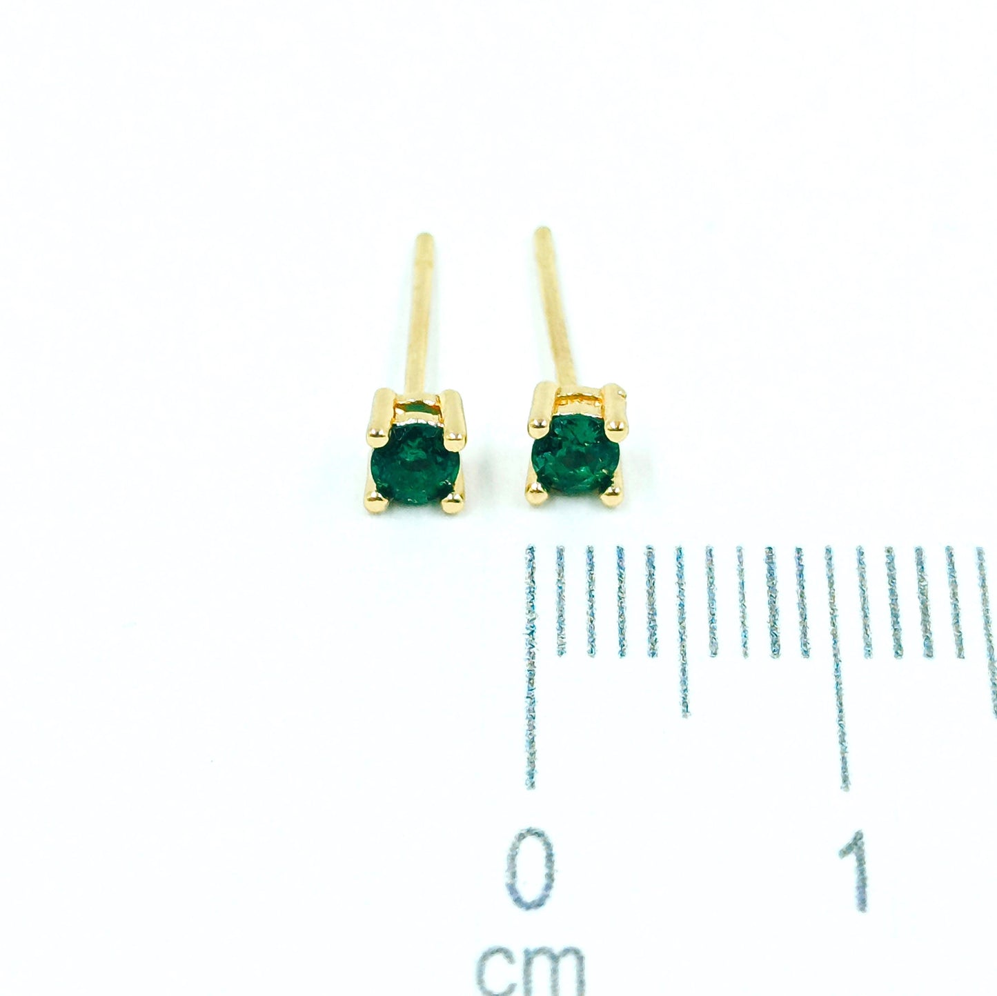 Topo zircón (3mm) Esmeralda