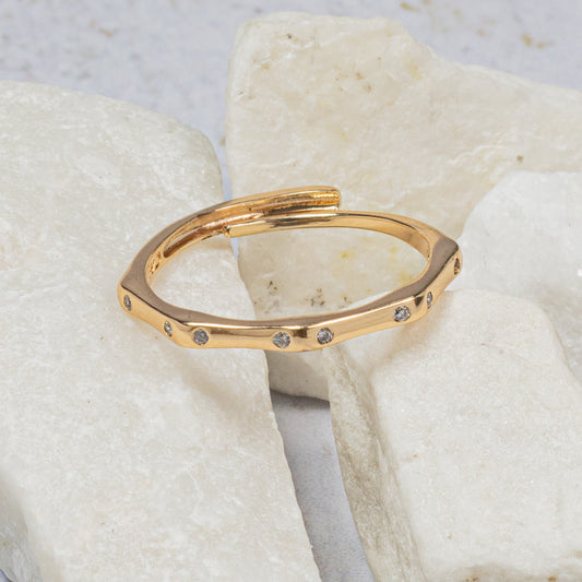 Anillo zircones  Amulí