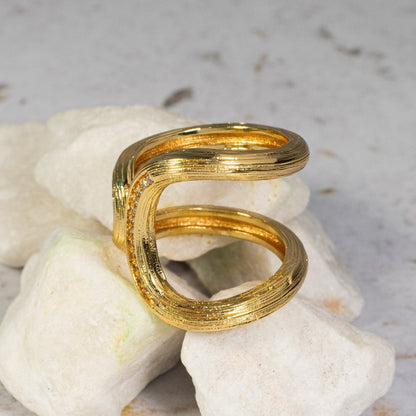 Anillo maxi liso