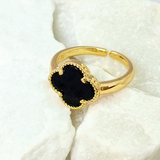 Anillo van cleef negro