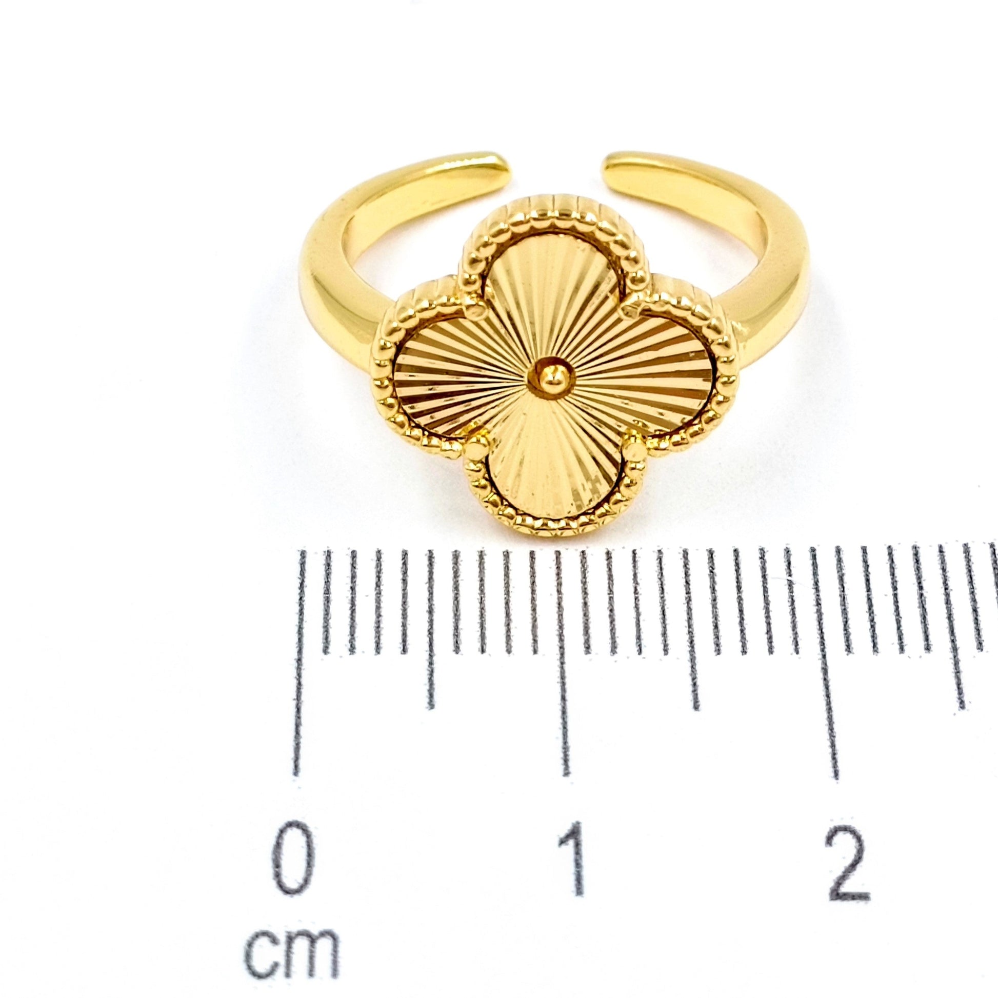 Anillo van cleef dorado Amulí