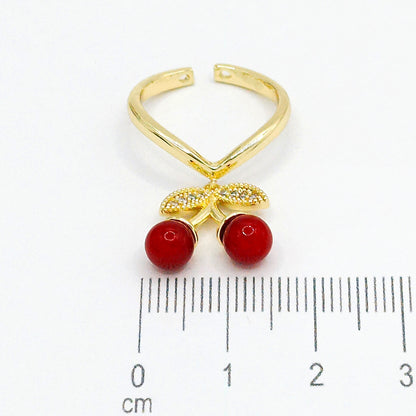 Anillo maxi cereza