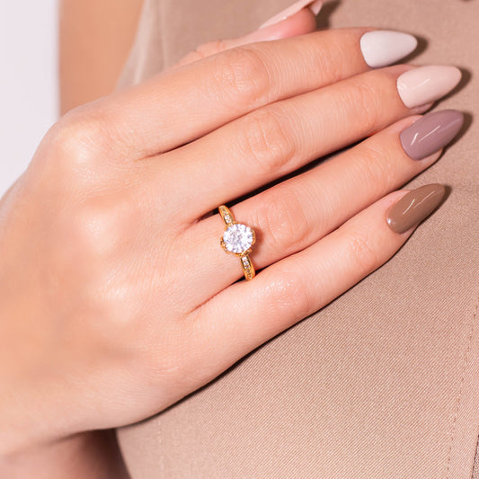 Anillo maxi diamante  Amulí