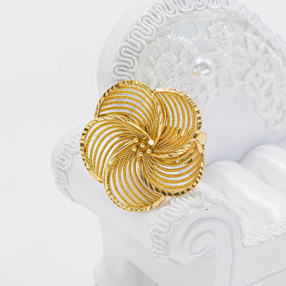 Anillo flor filigrana