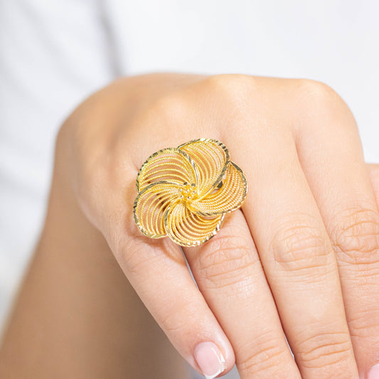 Anillo flor filigrana  Amulí