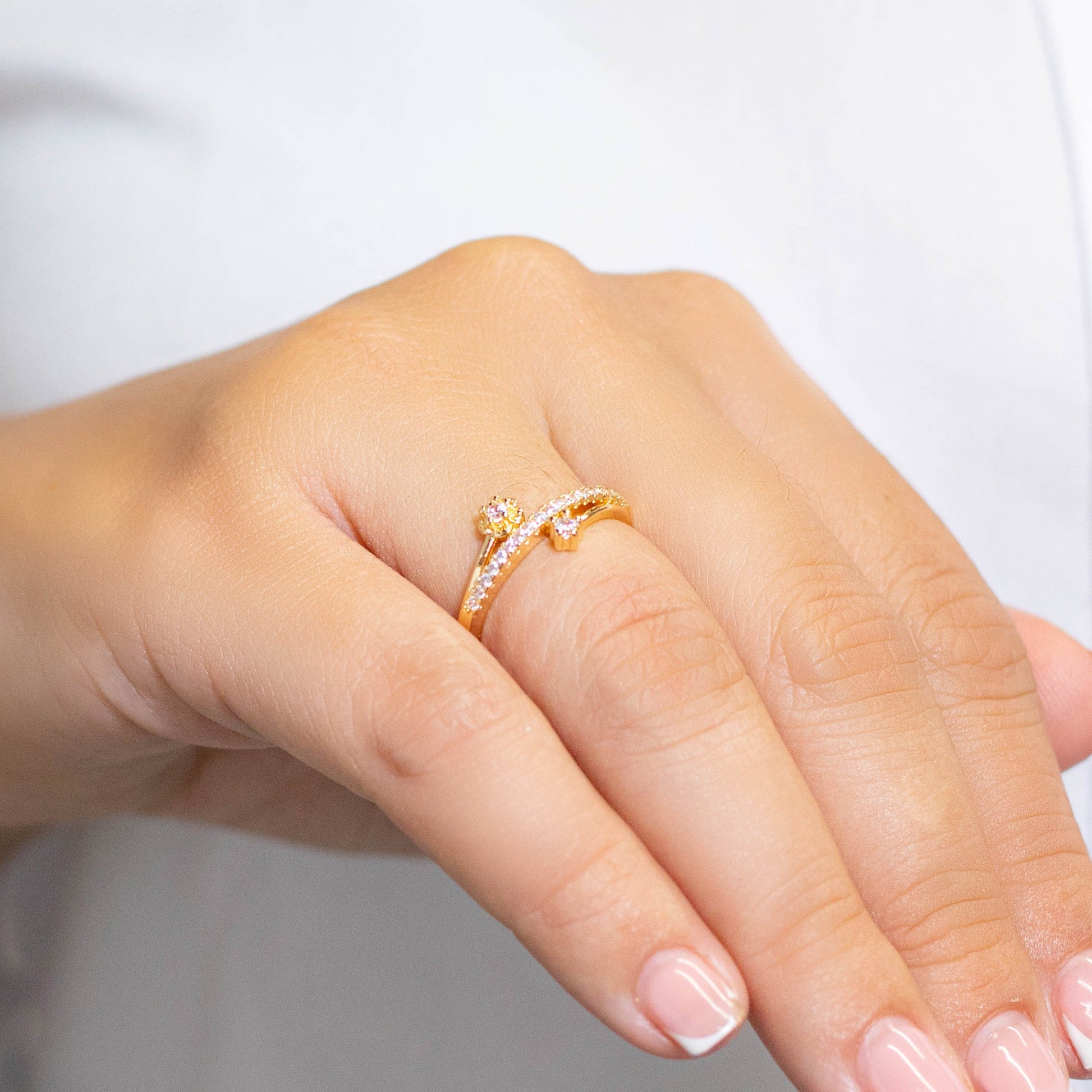 Anillo triple flor  Amulí