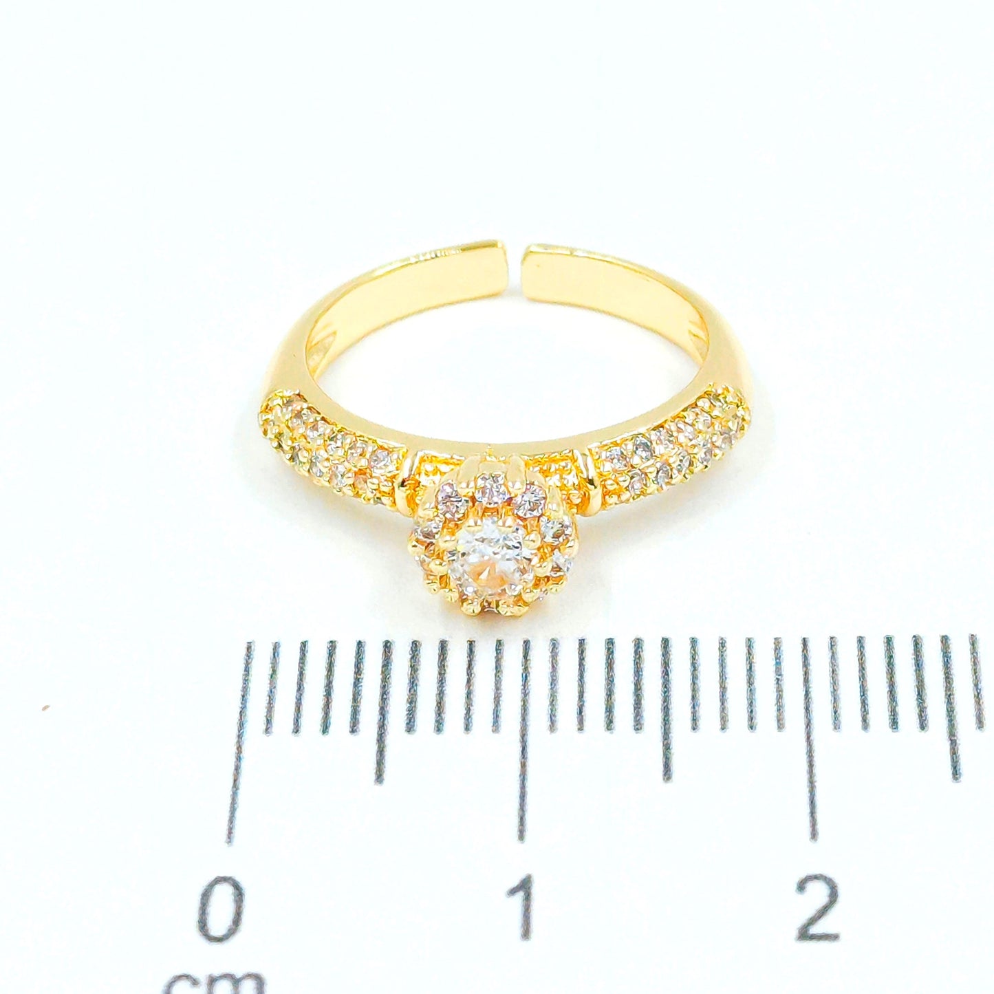 Anillo argolla microzircones