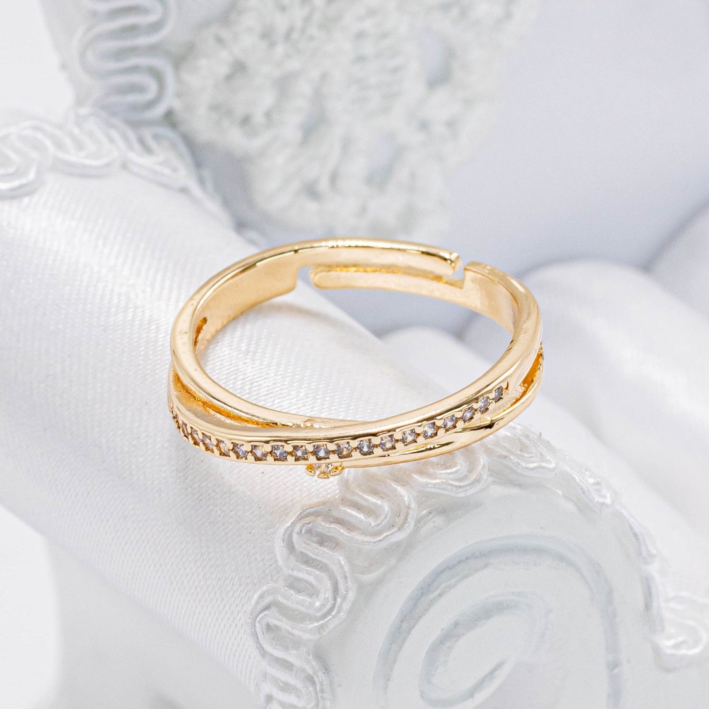 Anillo doble argolla