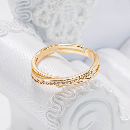 Anillo doble argolla