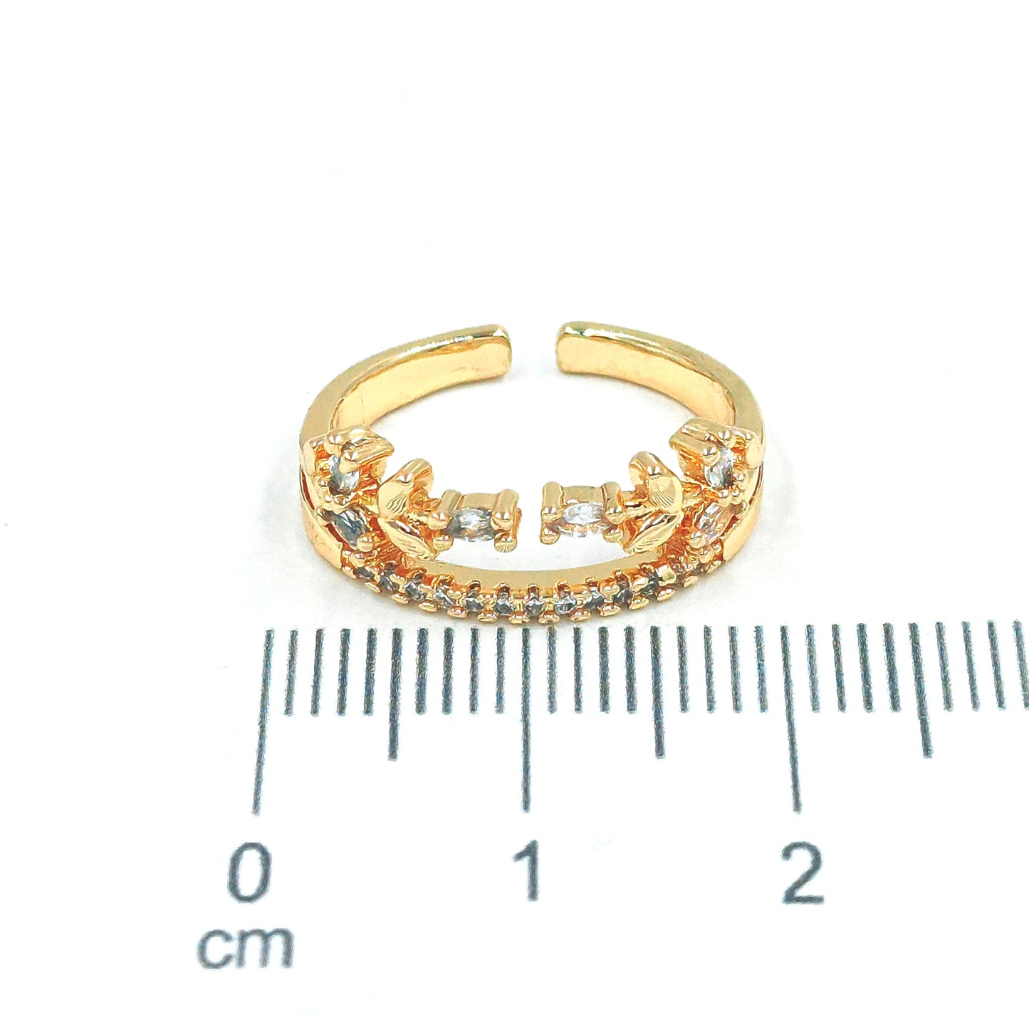 Anillo doble espiga