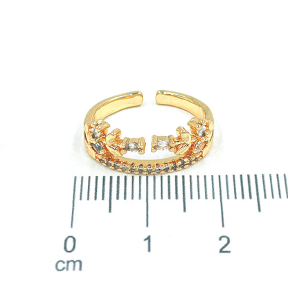 Anillo doble espiga