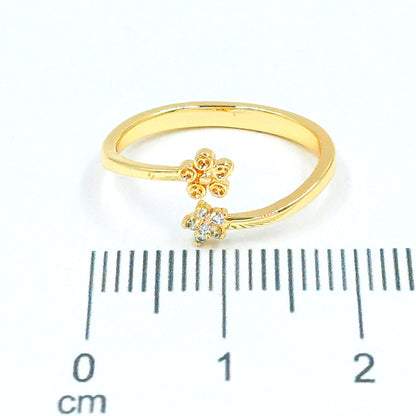 Anillo dos flores