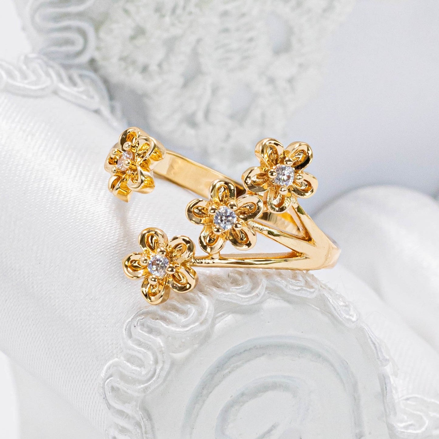 Anillo flores