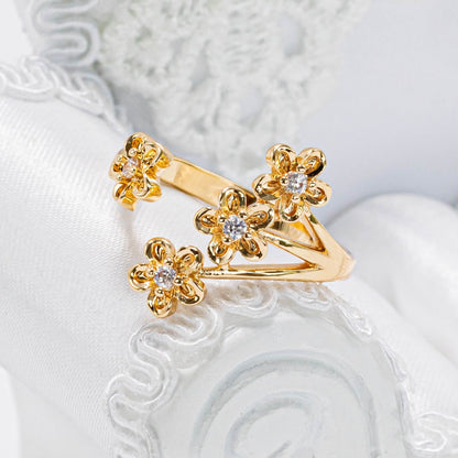 Anillo flores