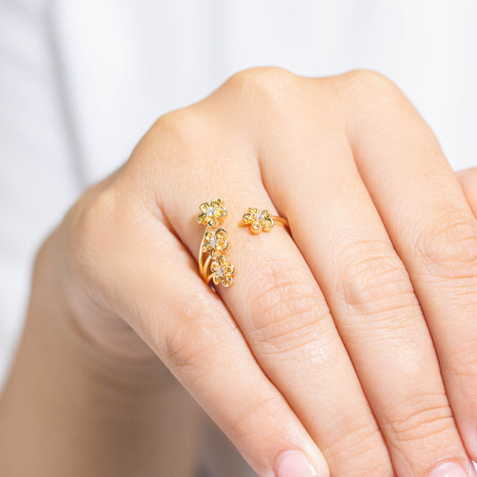 Anillo flores  Amulí