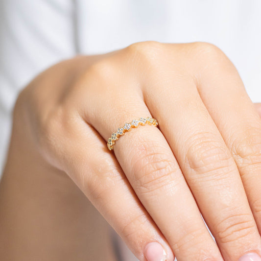 Anillo van cleef microzircones  Amulí