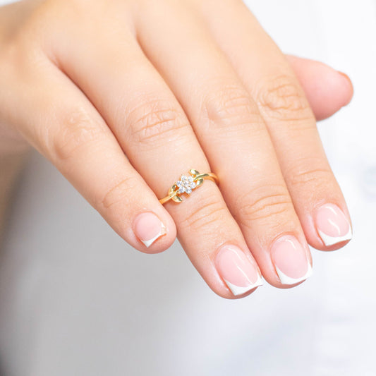 Anillo nudero flor  Amulí