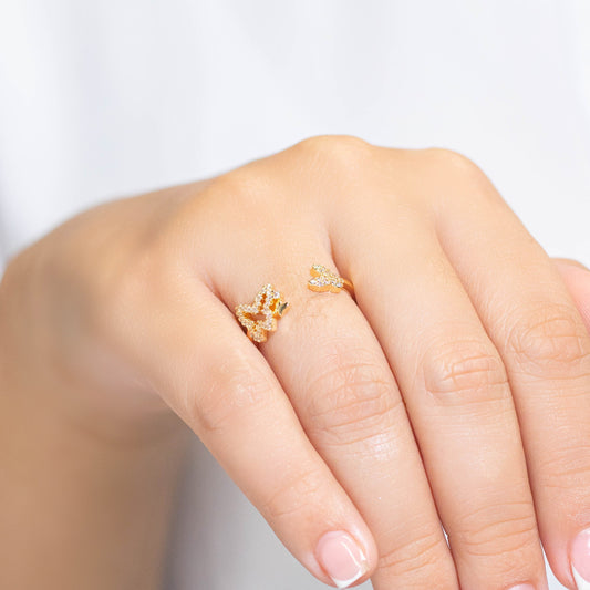 Anillo mariposas