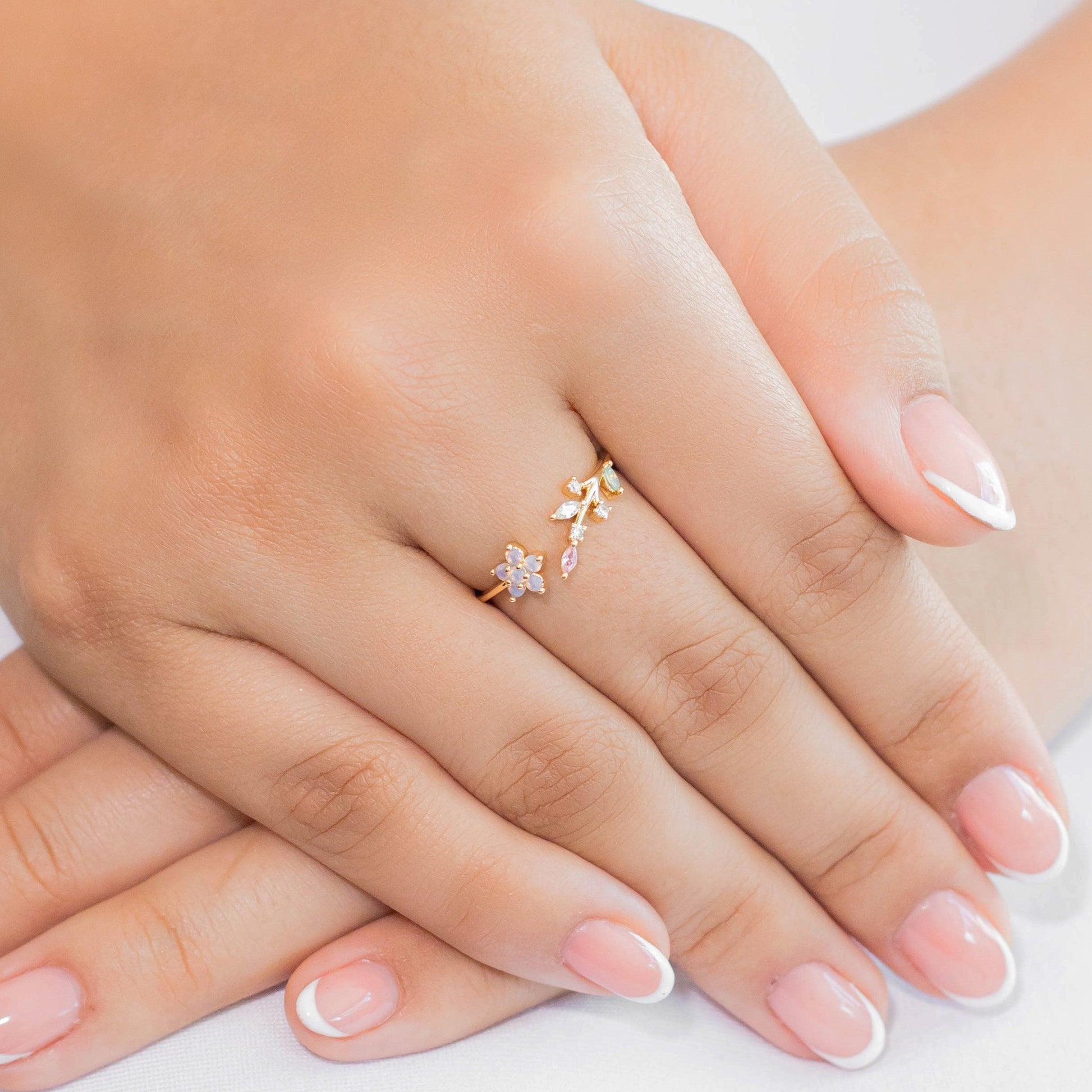 Anillo rosa  Amulí