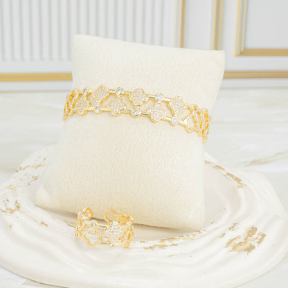 Pulsera + anillo set van cleef