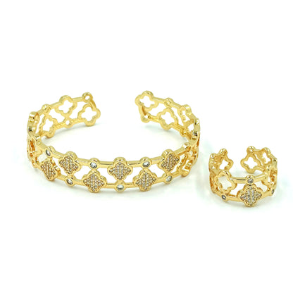 Pulsera + anillo set van cleef