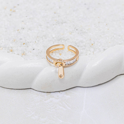 Anillo cierre baguette