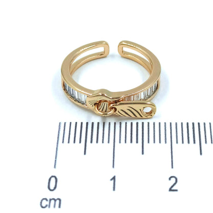 Anillo cierre baguette