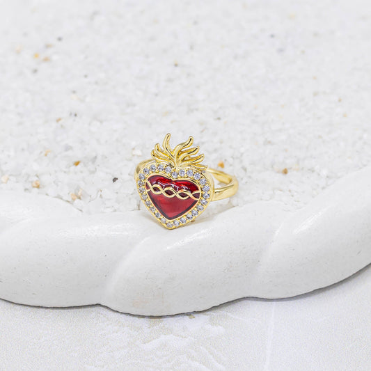 Anillo corazón