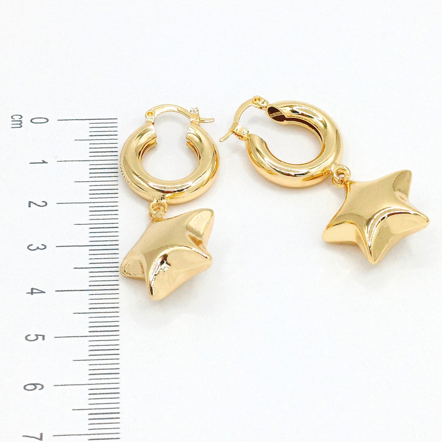 Arete chunky estrella (5cm)