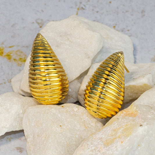 Arete gota tallada (3cm)