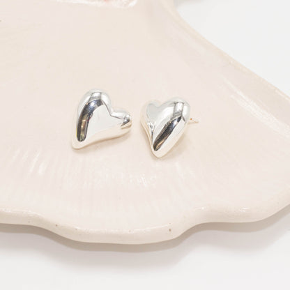 Arete corazon liso P