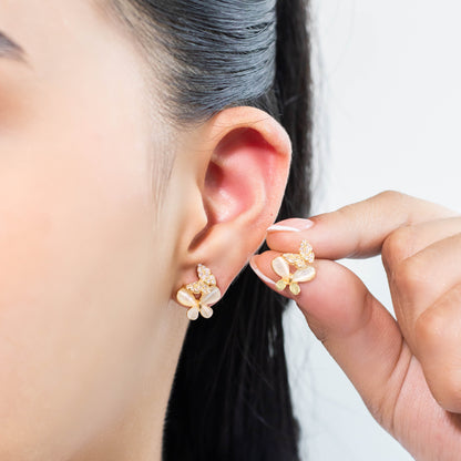 Arete dos mariposas 