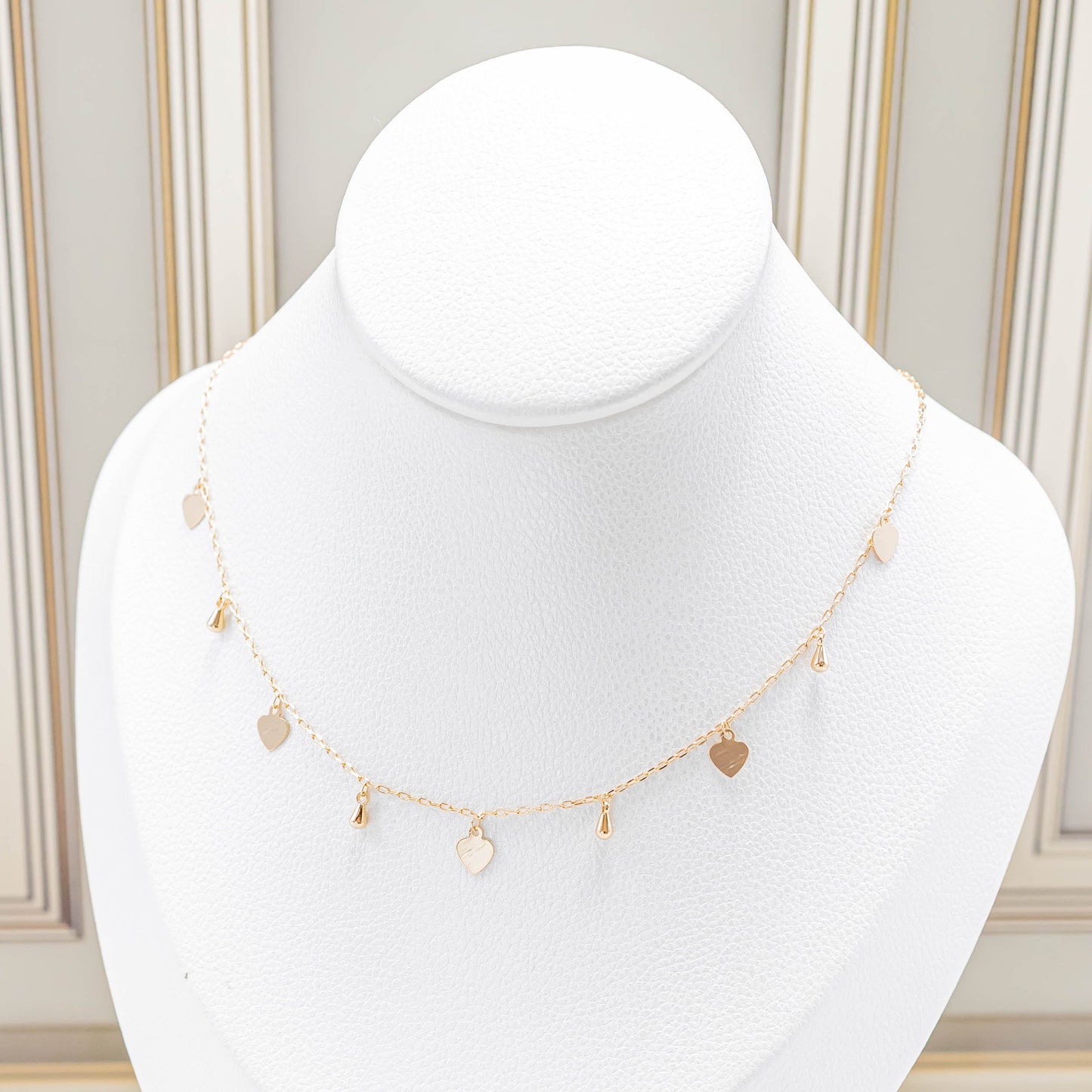 Cadena dijes corazón