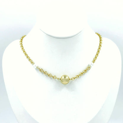 Cadena belín perlas