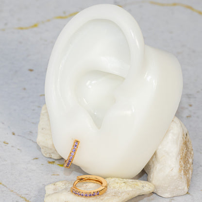 Cdga pequeña microzircones lila (12mm)