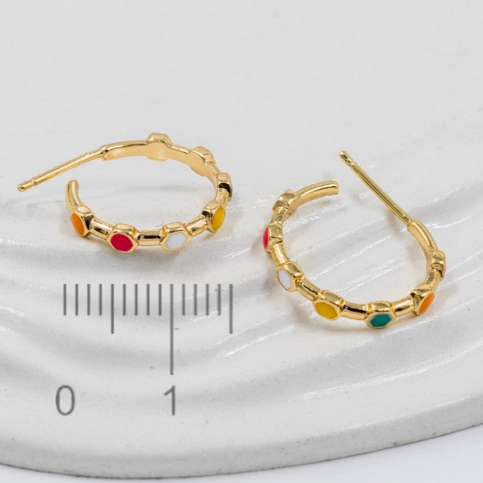 Candonga pequeña esmaltada tuti (1,5cm)