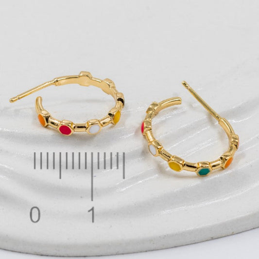 Candonga pequeña esmaltada tuti (1,5cm)